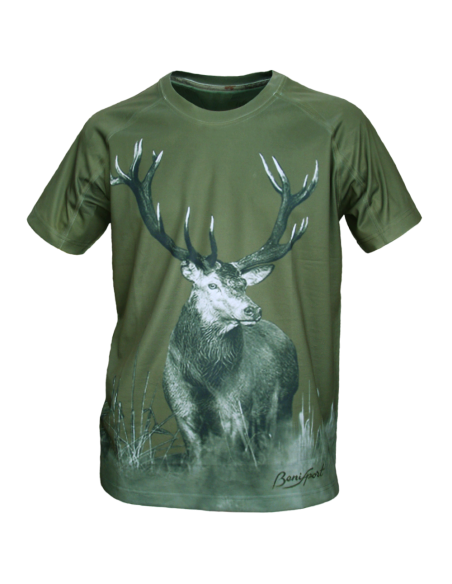 CAMISETA TECNICA "CIERVO" M/CORTA