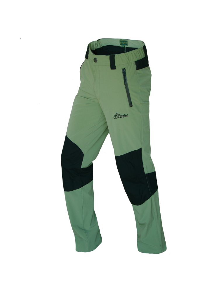 PANTALÓN VERANO  CAQUI- NEGRO "MONCAYO" - TALLA 38