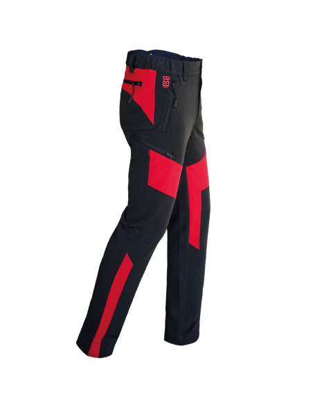 PANTALON NEGRO-ROJO "ARNO"