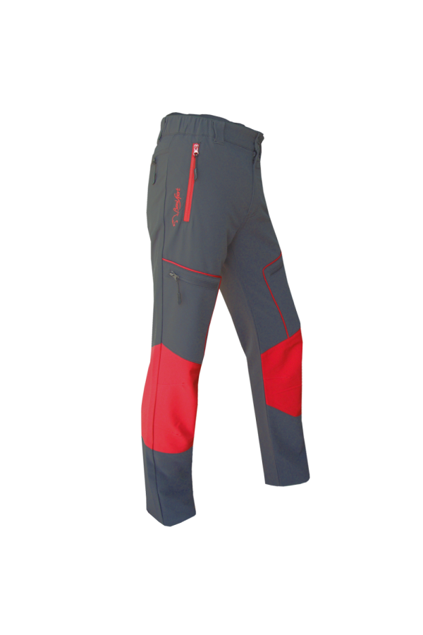 PANTALÓN  GRIS-ROJO "JÚCAR"