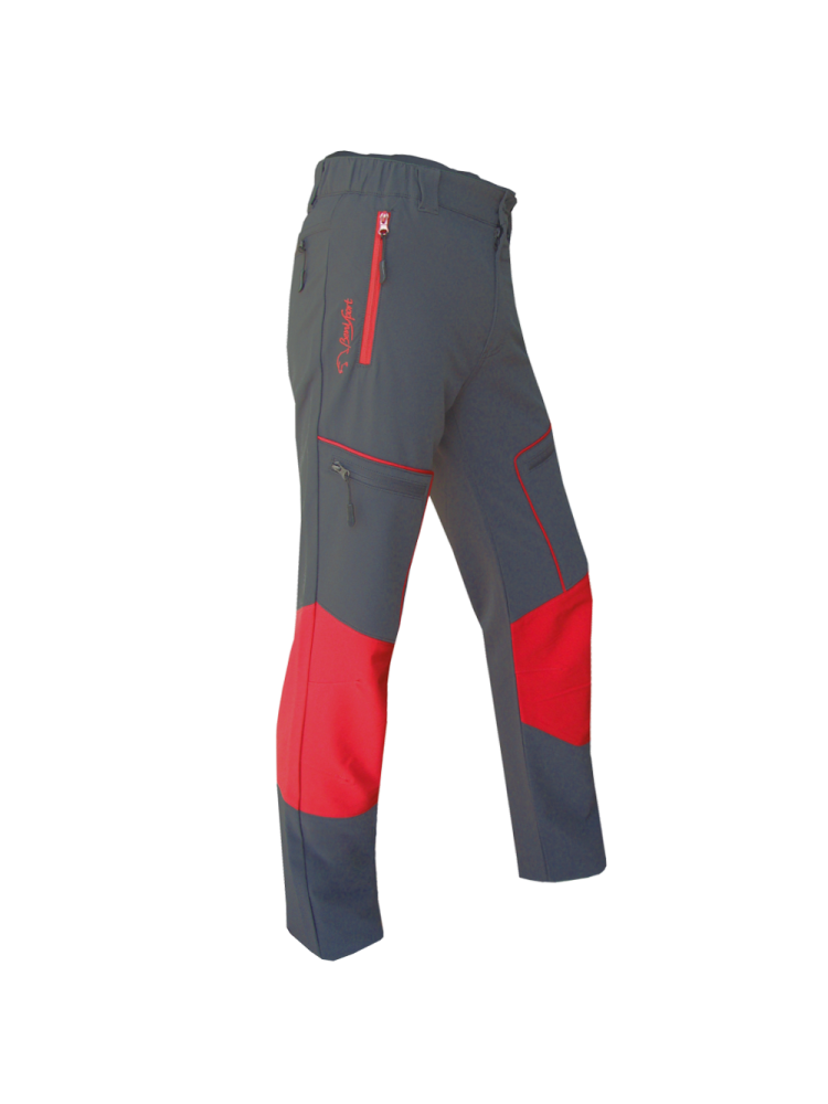 PANTALÓN  GRIS-ROJO "JÚCAR"