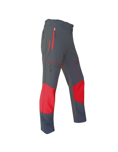 PANTALÓN  GRIS-ROJO "JÚCAR"