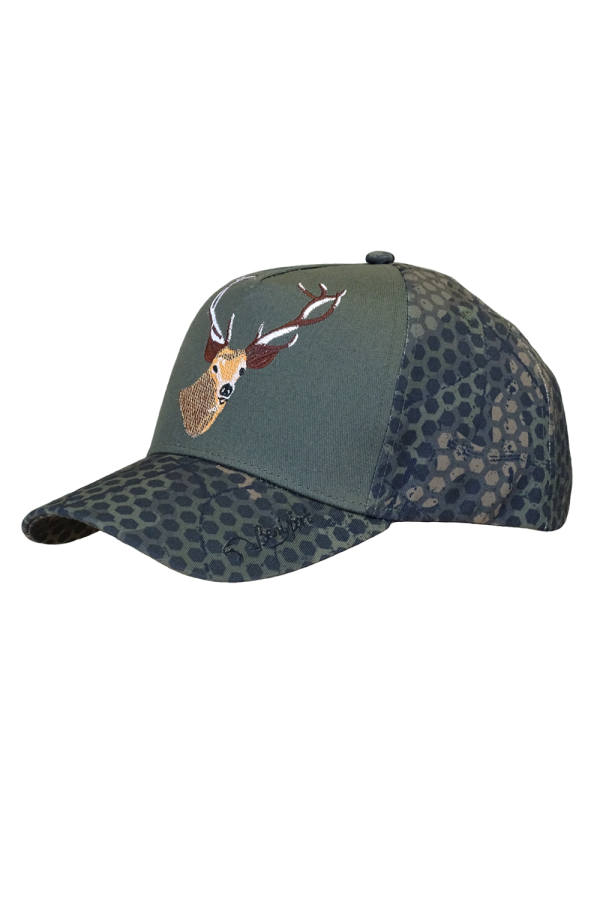 GORRA FOREST PRINT CAQUI CIERVO