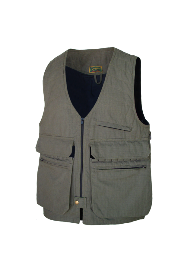 CHALECO DOBLE MORRAL CAQUI RIP-STOP "TELENO"