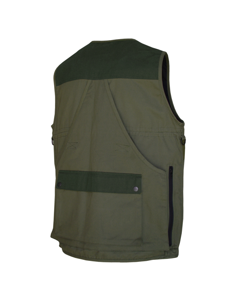 CHALECO DOBLE MORRAL "SELVA CAQUI"