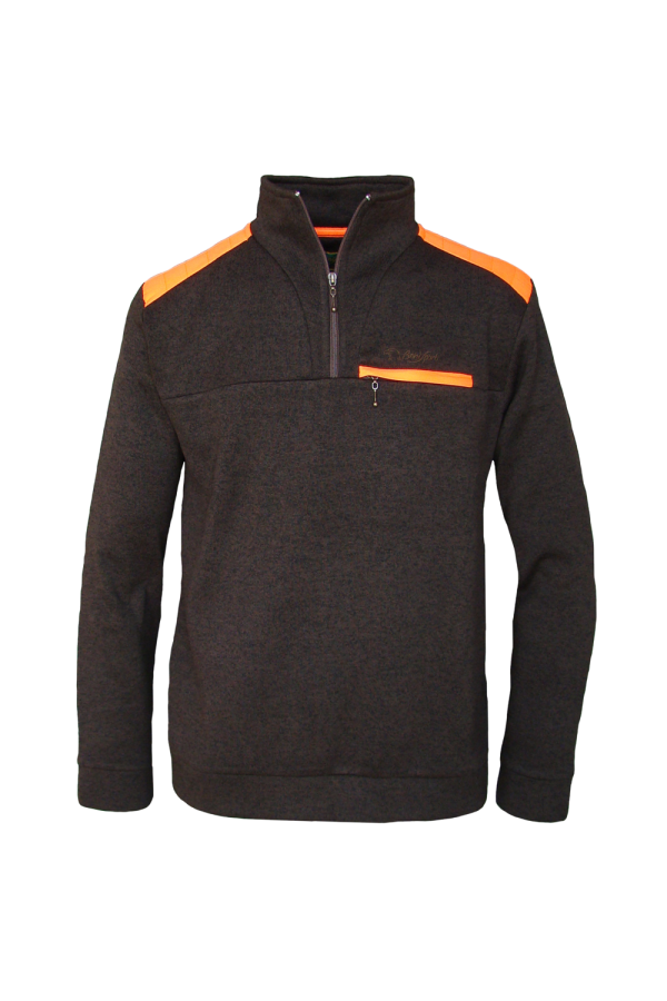 JERSEY "PUNTO" MARRÓN-NARANJA - TALLA S
