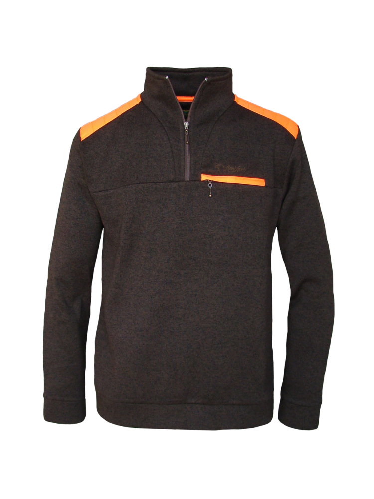 JERSEY "PUNTO" MARRÓN-NARANJA - TALLA S