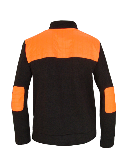 JERSEY "PUNTO" MARRÓN-NARANJA - TALLA S
