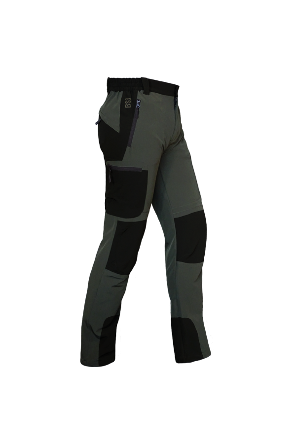 PANTALON CAQUI-NEGRO "NIGER"