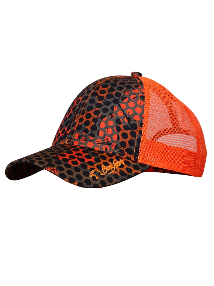 GORRA FOREST PRINT NARANJA MALLA