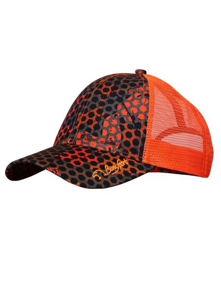 GORRA FOREST PRINT NARANJA MALLA