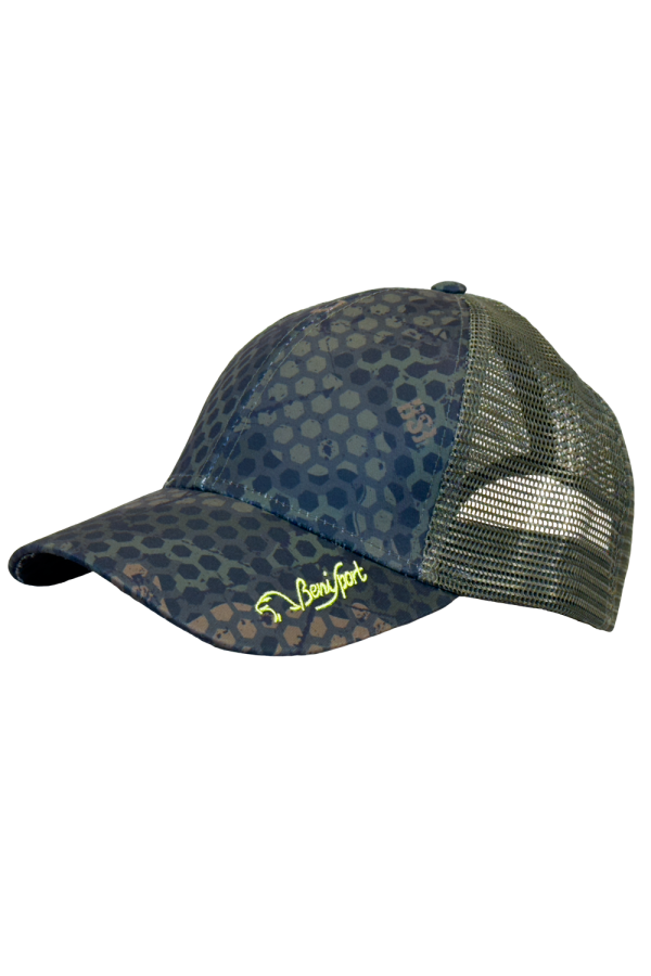 GORRA FOREST PRINT MALLA CAQUI
