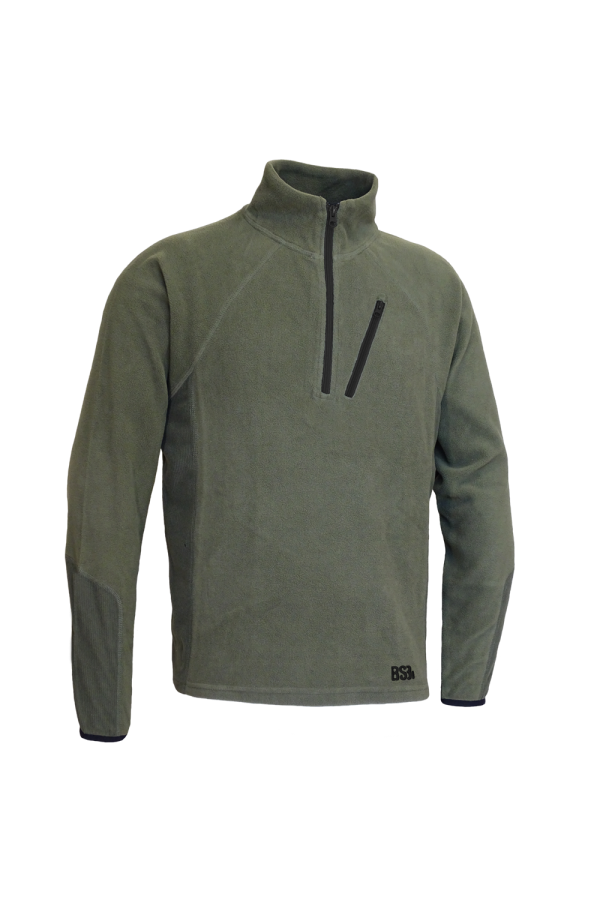 SUDADERA MICROPOLAR CAQUI  "VELETA"