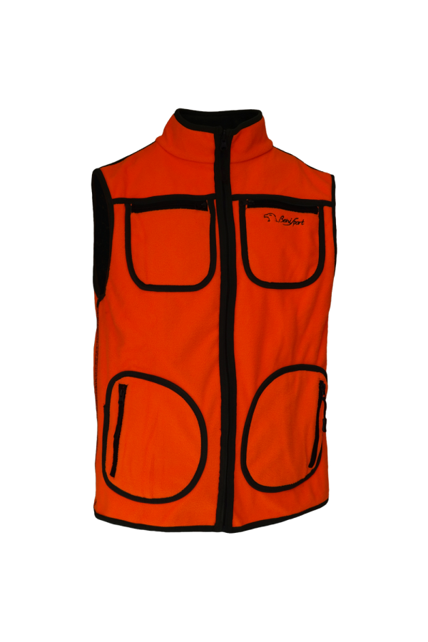 CHALECO "NORTH" REVERSIBLE CAQUI/NARANJA