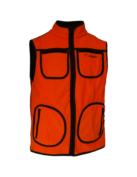 CHALECO "NORTH" REVERSIBLE CAQUI/NARANJA