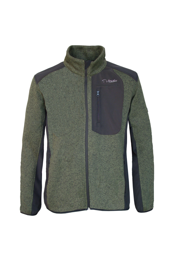 CHAQUETA PUNTO-SOFTSHELL "ARAL" CAQUI