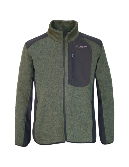 CHAQUETA PUNTO-SOFTSHELL "ARAL" CAQUI