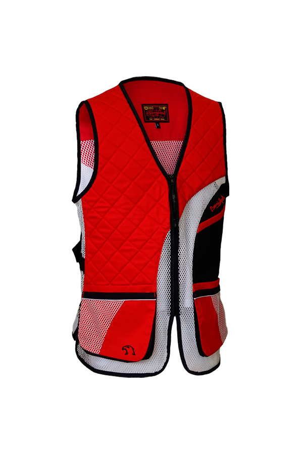 CHALECO DE TIRO "SPORT ROJO"